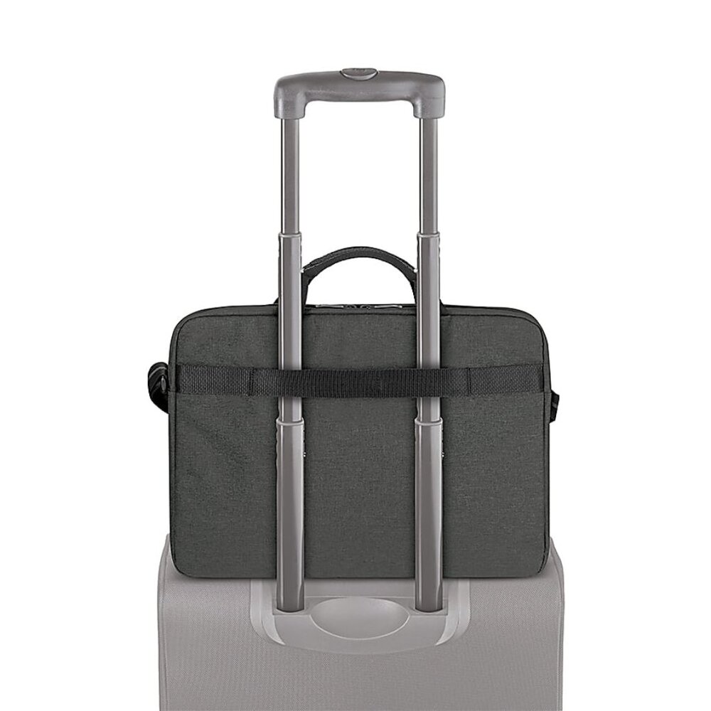 Solo New York Rivington Slim Computer Briefcase Bag With 15.6" Laptop Pocket NWT - Picture 2 of 2